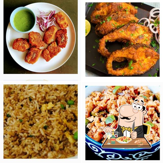 Meals at Chandru Donne briyani manglore style