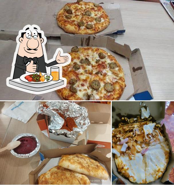 Food at Domino's Pizza Hapania, Agartala