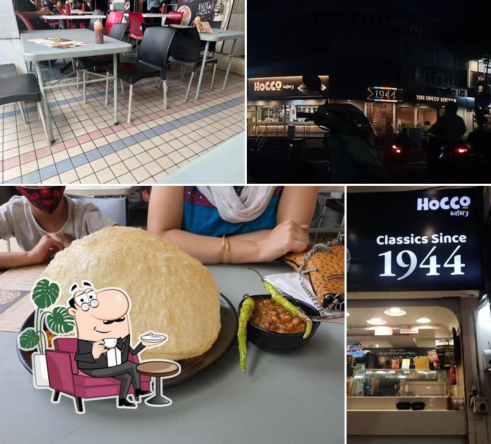 Take a seat at one of the tables at Hocco Eatery (Municipal Market)