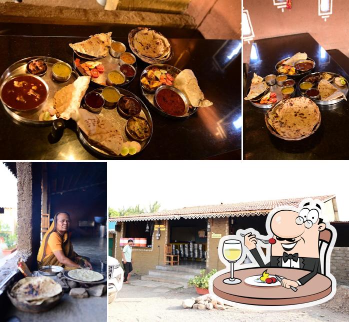Food at Hotel 7/12 Ranjangaon