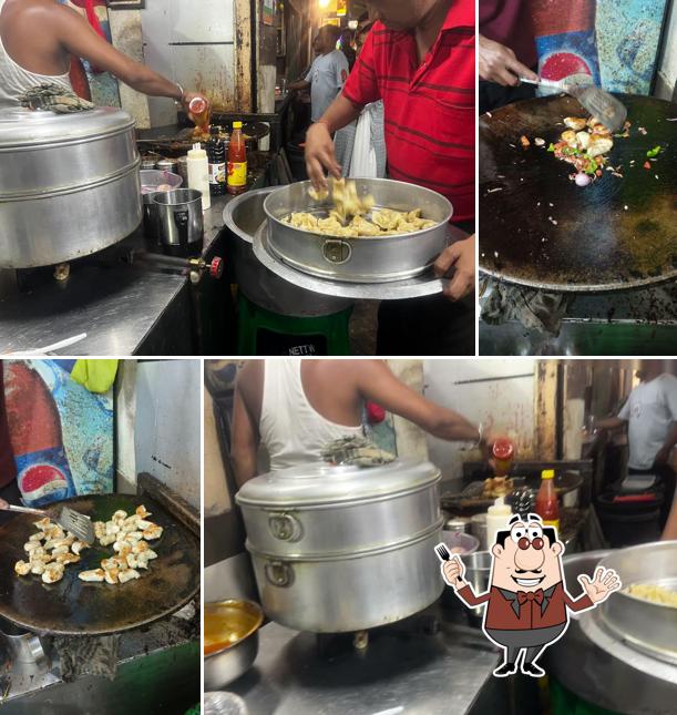 Food at Momo gali