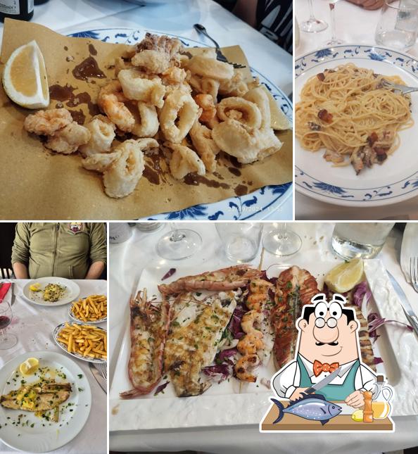 Salmone grigliato al Ristorante pizzeria Perla D’oro