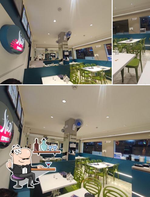 The interior of Sigdi Express