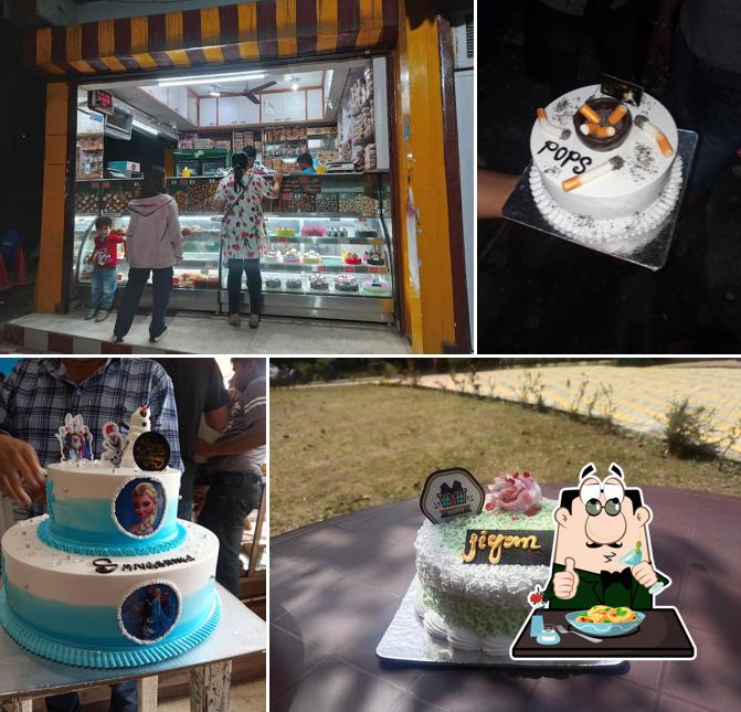 Food at Taj Bakery - Kalimpong