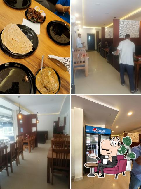 The interior of V- Al Saj Restaurant