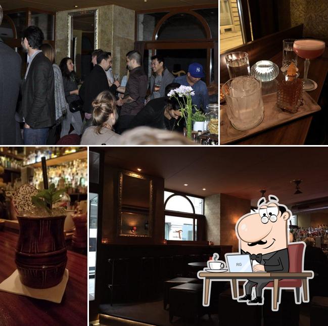 Gli interni di Tales Bar