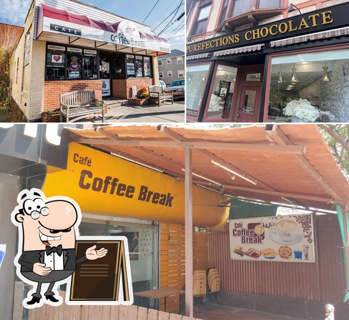 The exterior of Cafe Coffee Break