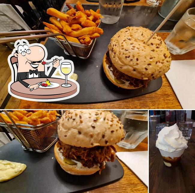 Sandwich de porc effiloché à Ernest Inn Angers
