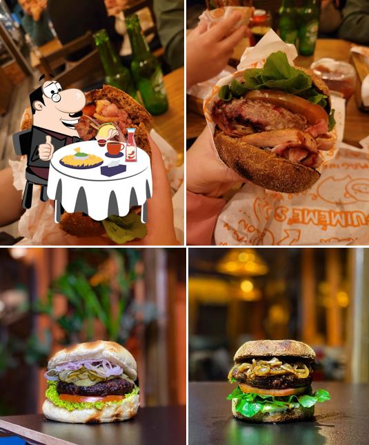 Os hambúrgueres do Guiméme's Grill Burgers - Hamburgueria irão satisfazer uma variedade de gostos