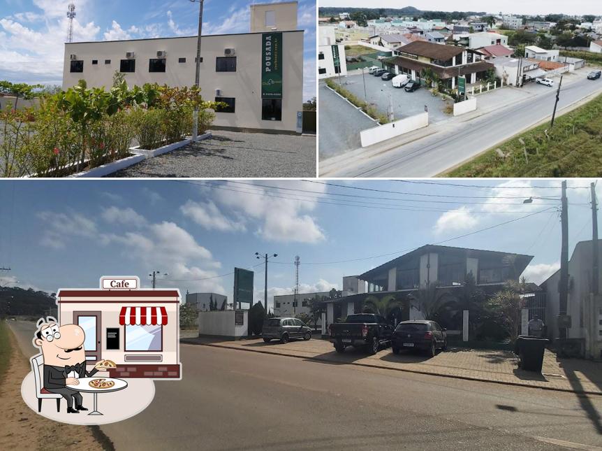 Você pode espairecer no exterior Pousada Chef Brasil