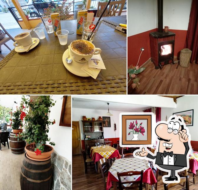 Gli interni di Trattoria da Antonio