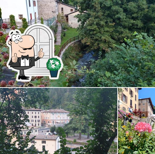 La immagine di esterno e cibo da Hotel Baldo