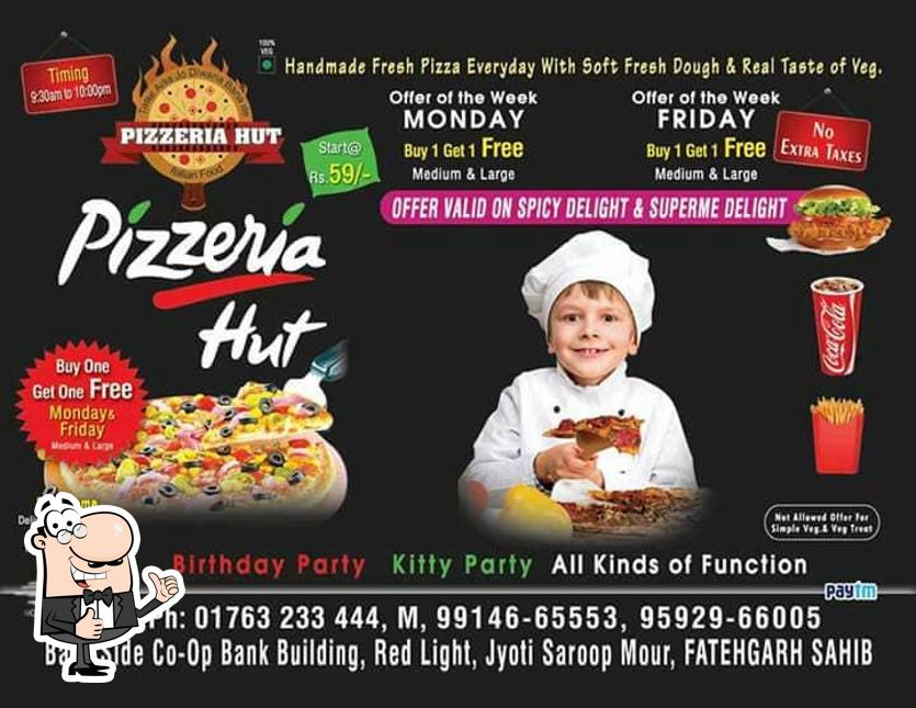 Look at the picture of Pizzeria Hut R