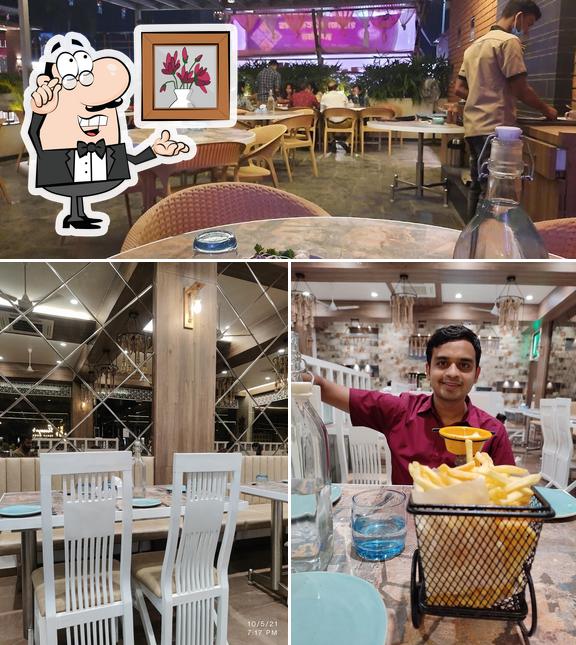 The interior of Shanayas Tasty Bites Family resturant (Pure Veg)