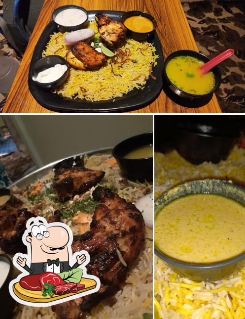 Meat meals are served at MANDI KNIGHT'S FAMILY RESTAURANT