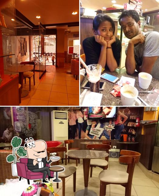 The interior of Café Coffee Day