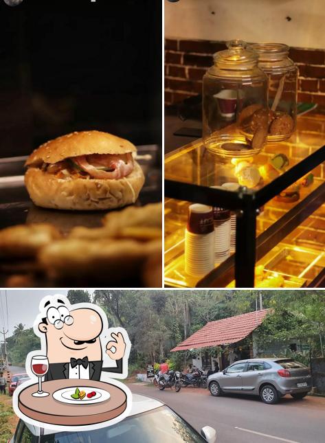 Check out the picture showing food and exterior at Hope street cafe