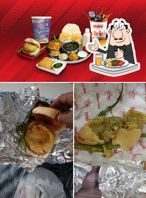Food at MMV Mumbaiya Misal & Vadapav Iscon