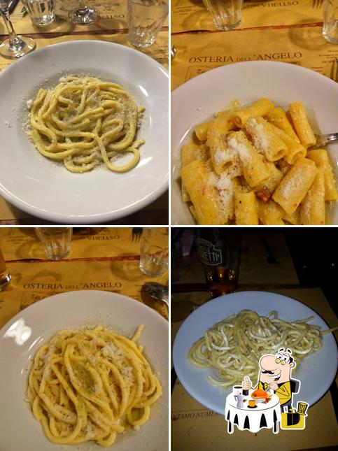 Platti al Osteria dell'Angelo