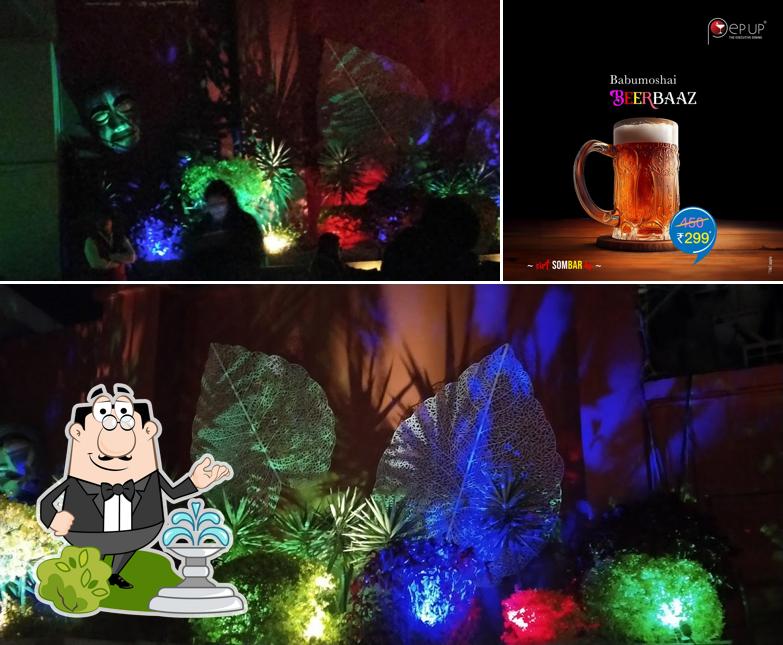 Troposphere Roof Top Party Destination is distinguished by exterior and beverage