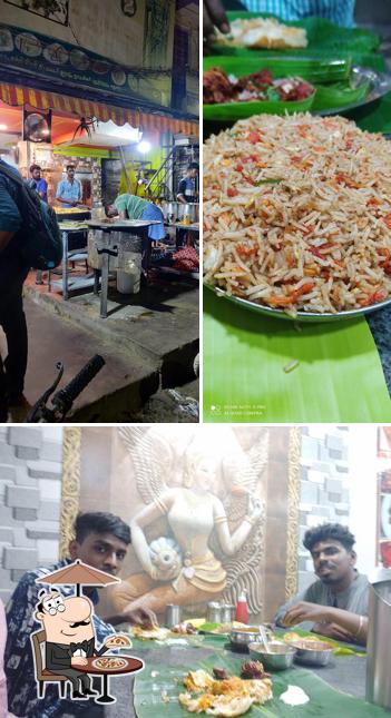 This is the photo depicting exterior and pizza at Keerthana Restaurant