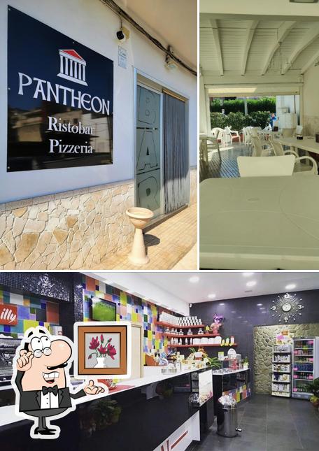 Gli interni di Pantheon Ristobar Pizzeria