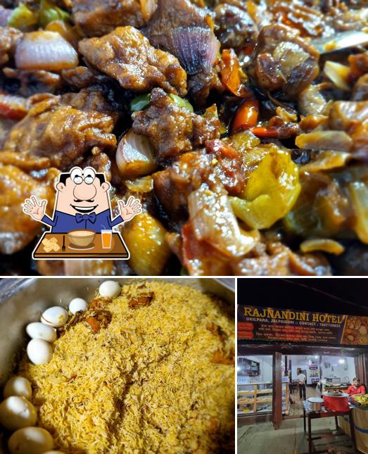 The photo of food and interior at Rajnandini hotel