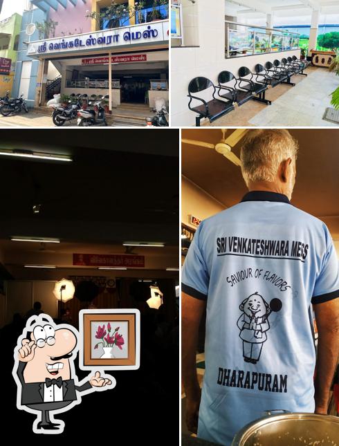 The interior of SRI VENKATESHWARA MESS