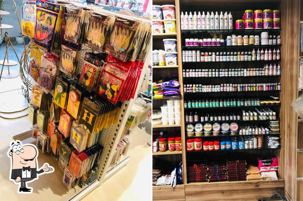 The interior of Baker's Need By Ankush (BNBA) - A Bakery/Cake Raw Material Store