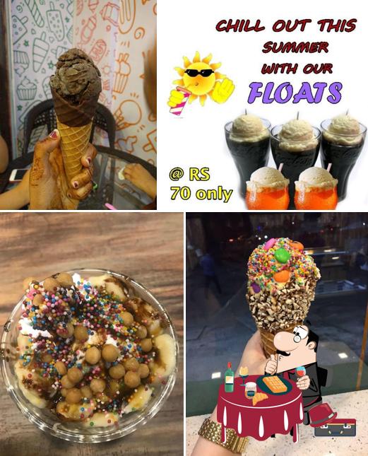 Blue Bunny Ice cream serves a number of desserts