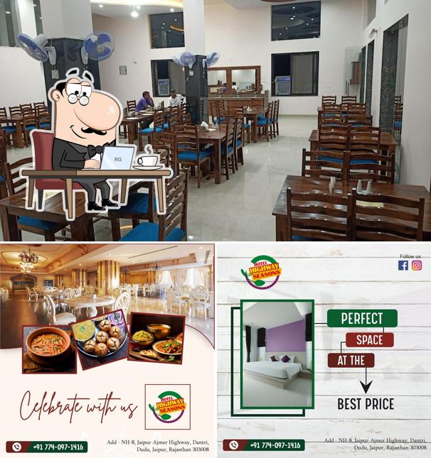 The interior of Hotel Highway point