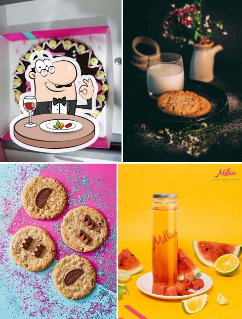 Food at Millie's Cookies