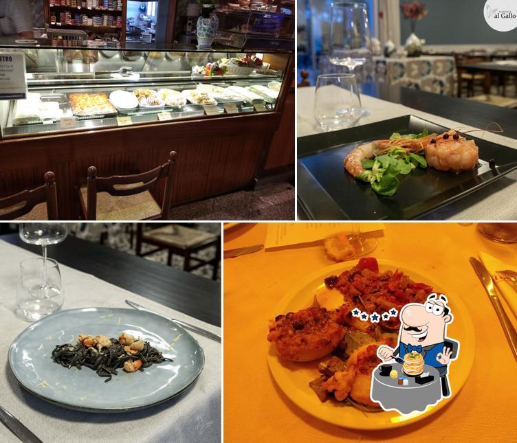 Platti al Trattoria Ristorante al Gallo