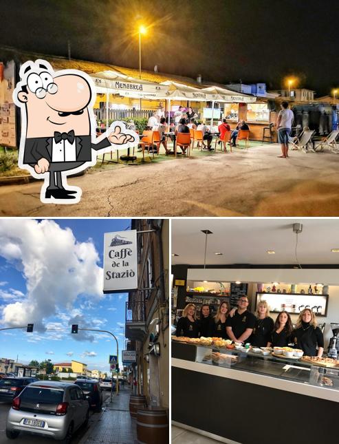 Caffè de la Stazió si caratterizza per la interni e esterno