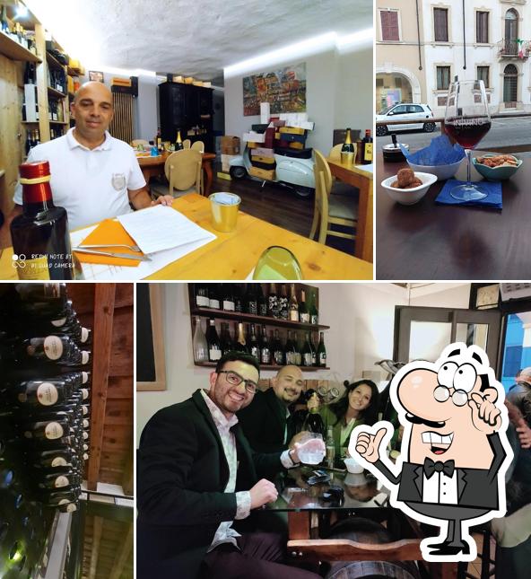 Gli interni di Invino wine food