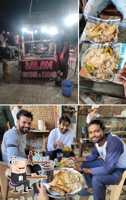 The photo of Salam Bade Ki Briyani’s interior and food