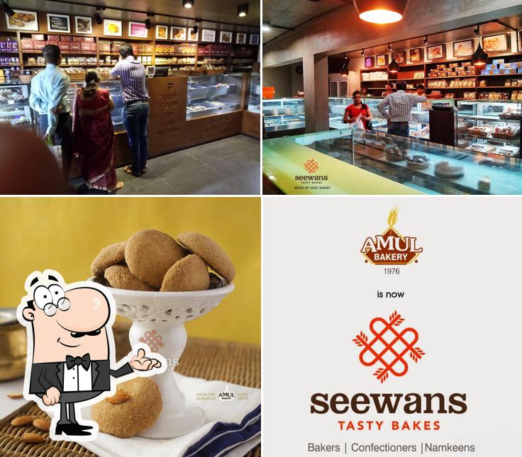 The interior of Seewans Tasty Bakes ( Amul Bakery )