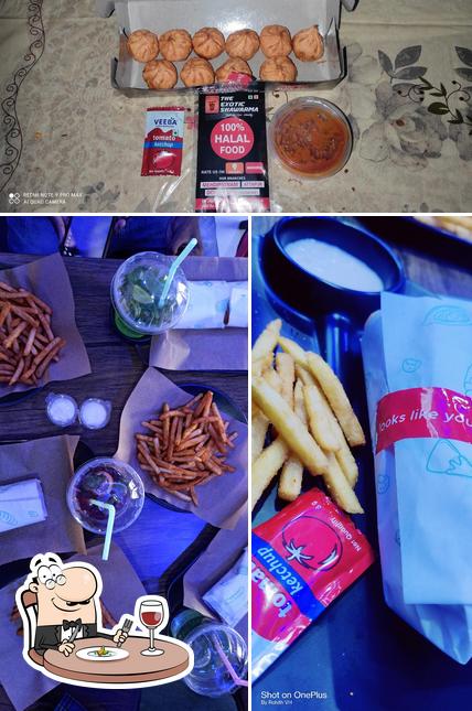 Food at THE EXOTIC SHAWARMA