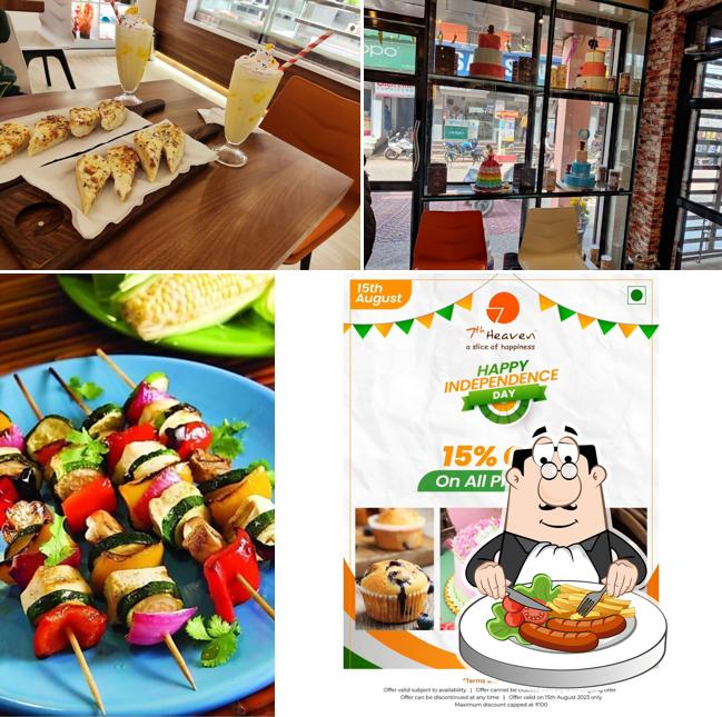Check out the photo displaying food and interior at 7th Heaven
