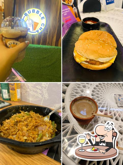 Food at Bubble cha