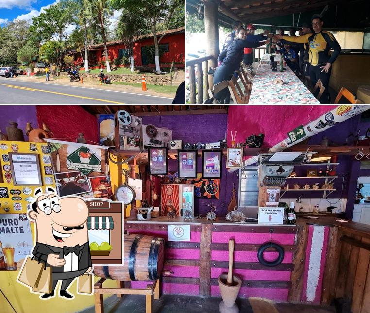 Esta é a imagem ilustrando exterior e comida a Feijão com Tranqueira