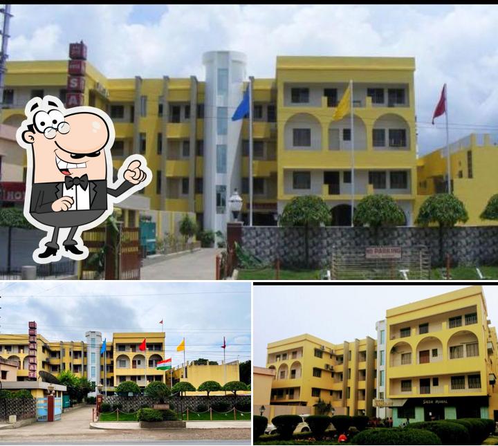 Take a look at the outside area of HOTEL SAMRAT