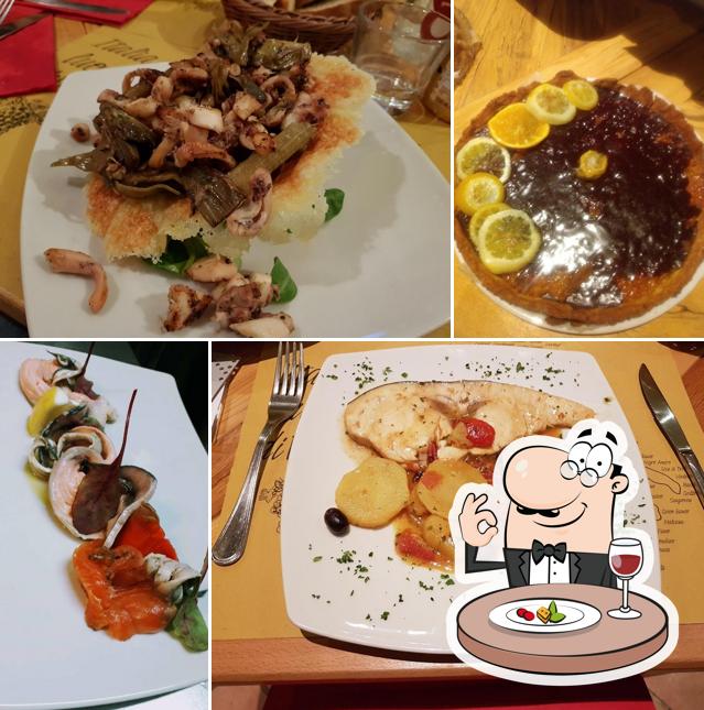 Platti al Ristorante Le scuderie dell'astronauta