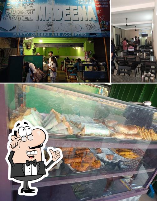 The interior of Madeena Restaurant
