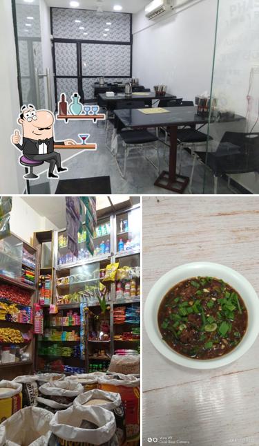 This is the picture showing interior and food at China Garden -The Appetiser Expert