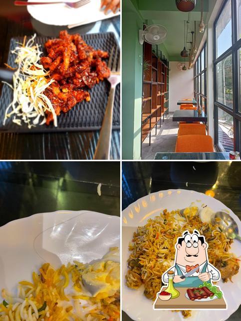 Order meat meals at Da Four Mama - Brew & Cafe