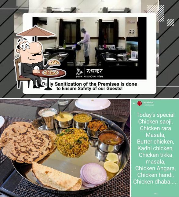 The exterior of Ruchkar assal Maharashtrian vyanjan pure veg restaurant