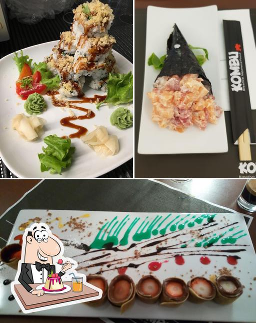 kombu sushi propone un'ampia gamma di dessert