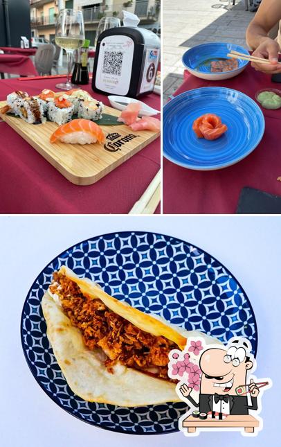 {Restaurant_name} ha disponibilità di piatti di sushi