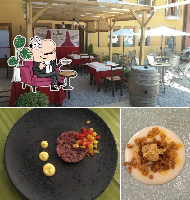 Gli interni di Antica Trattoria Tre Torri